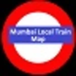 mumbai local train map android application logo